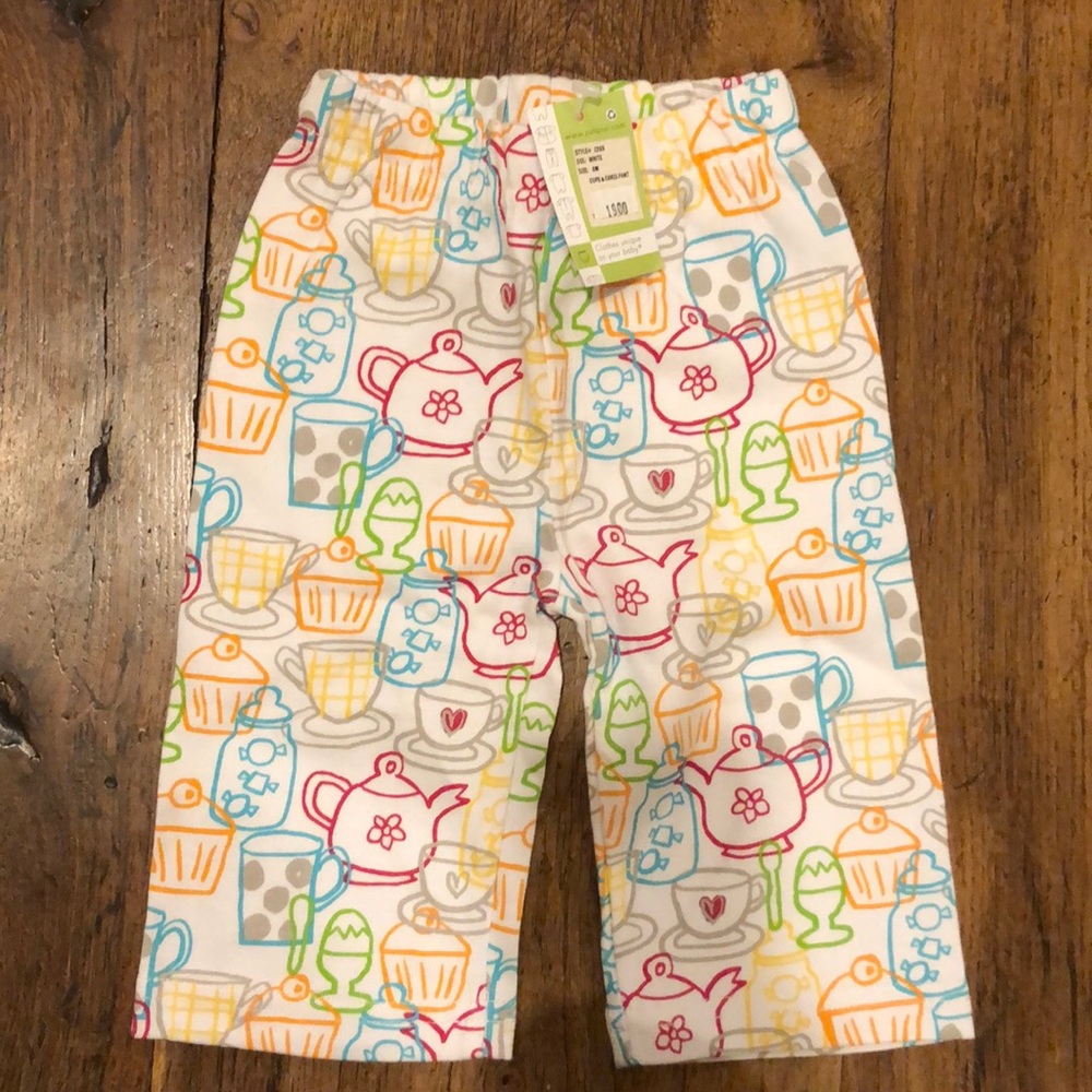 NWT Zutano girls pants size 6m